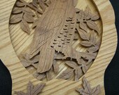 Vintage Owl Wooden three-dimensional Handmade Wall Plaque