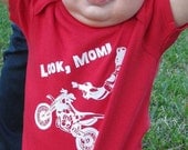Dirt Bike Baby Onesie - Look Mom, No Hands