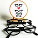 DIY Nerdy Cross-Stitch Kit - NERD LOVE 001- Complete with Geeky Beginner Embroidery Tutorial