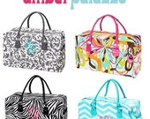 Monogrammed Weekender Bag - Great Gift - Free Personalization