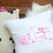 White Cushion cover 45 x 45 cm Free shipping