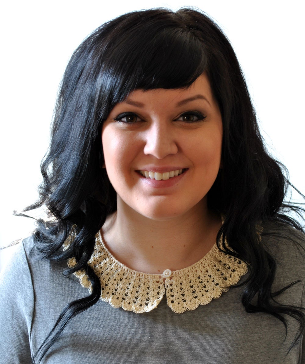 Lace Collar - Crocheted Lace Peter Pan Detachable Collar