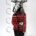 Hand painted set of 4 Coffee cups - Mr Lumberjack Moose