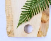 Woodland Cutting Board, Natural Edge Salvaged Wood 753, Ready to Ship