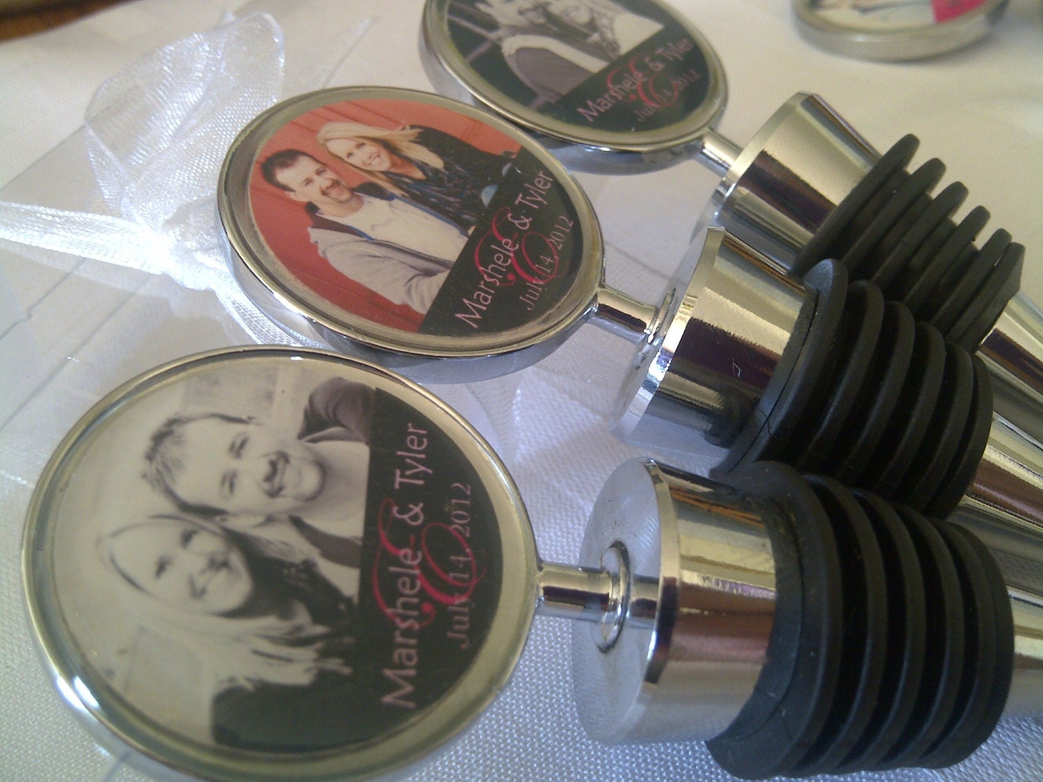 Wedding Favors, Personalized, wine bottle stopper