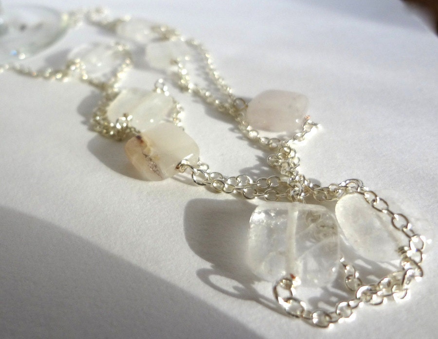 Building A Mystery. gemstone necklace
