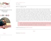 Mustache in Pink   ///    Blogger Pre-made Template