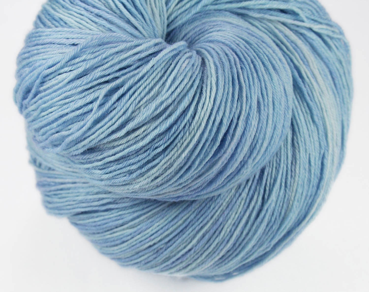 ICY BLUE  Superwash Merino Light Fingering Weight Yarn - 750 yds
