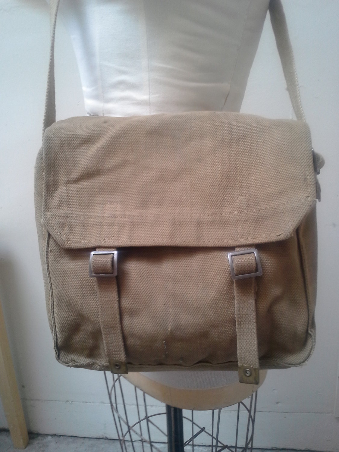 1943 Antique British Military Haversack Bag/Purse