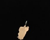 Small Lake Tahoe Copper Map Pendant ONLY