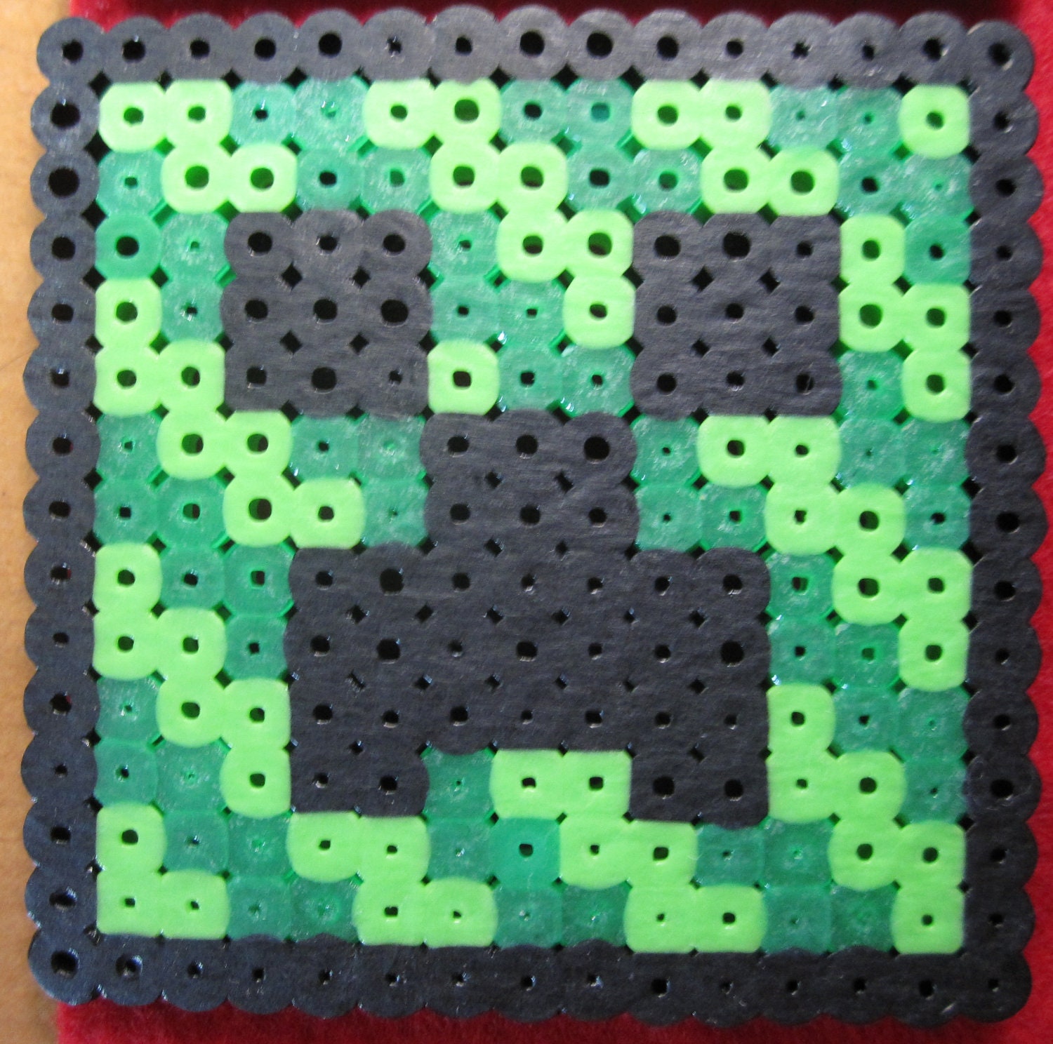 Set of 4 Minecraft Creeper Coasters