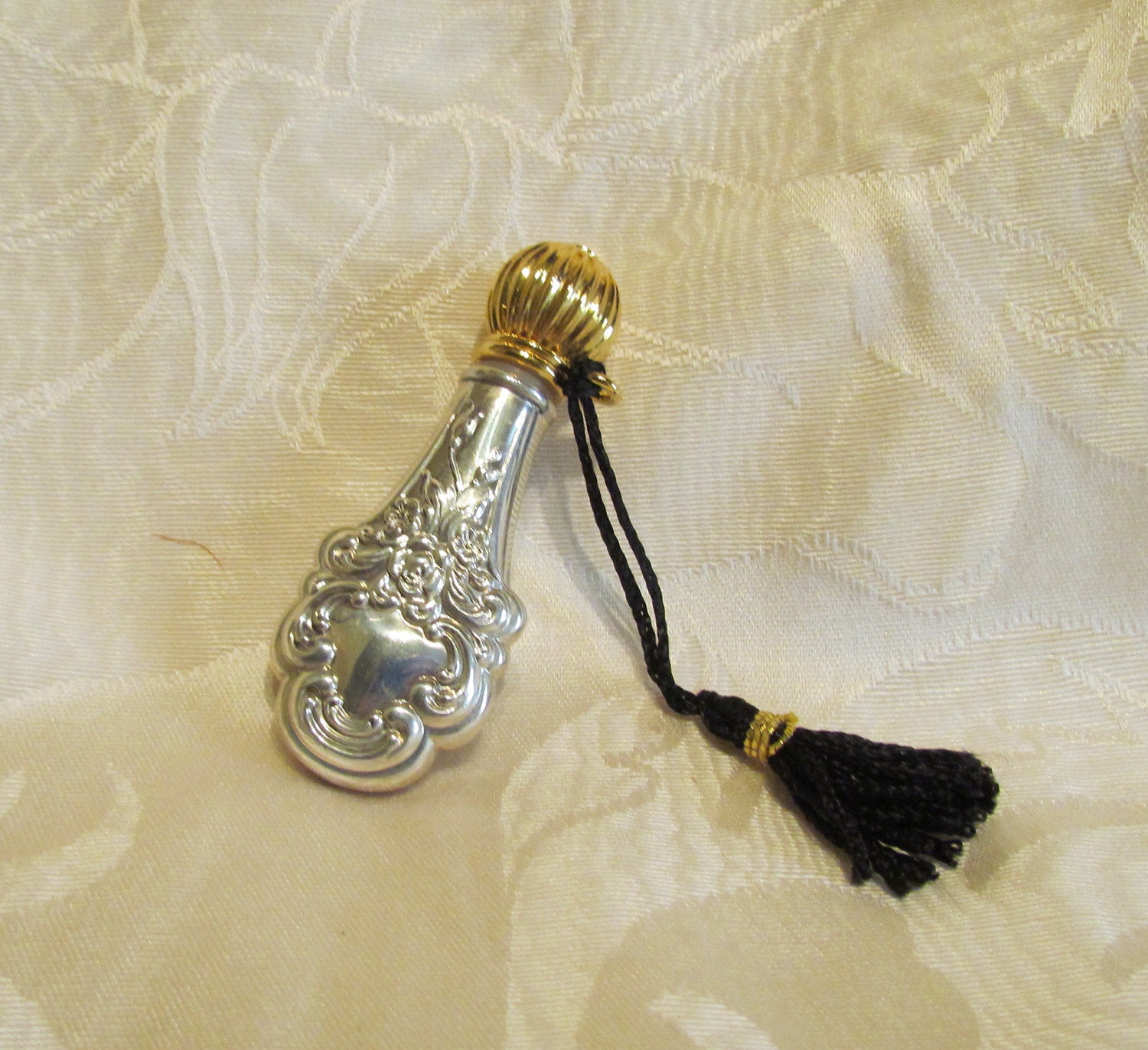 Antique Perfume Bottle Vintage Sterling Silver Perfume Bottle Chatelaine Perfume Bottle Towle Perfume Bottle Victorian Bottle