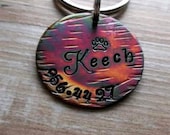 Colorful Pet ID Tag -Birch Hues- (Customize your own)