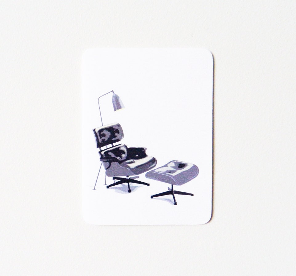 Eames Lounger Card-Mid Century Modern