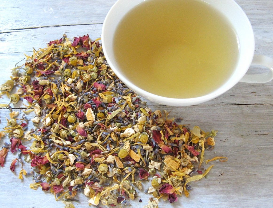 Lavender Lullaby Herbal Tea - ArtfulTea Loose Leaf Herbal Blend, Soothing Calm Sleepy Tea, Rest & Relax, No Caffeine, 2 oz. Tin