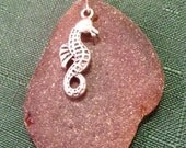 Seahorse Sea Glass Ornament