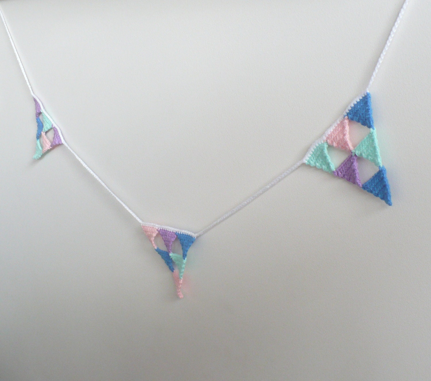 Pastel Triangle Flag Garland