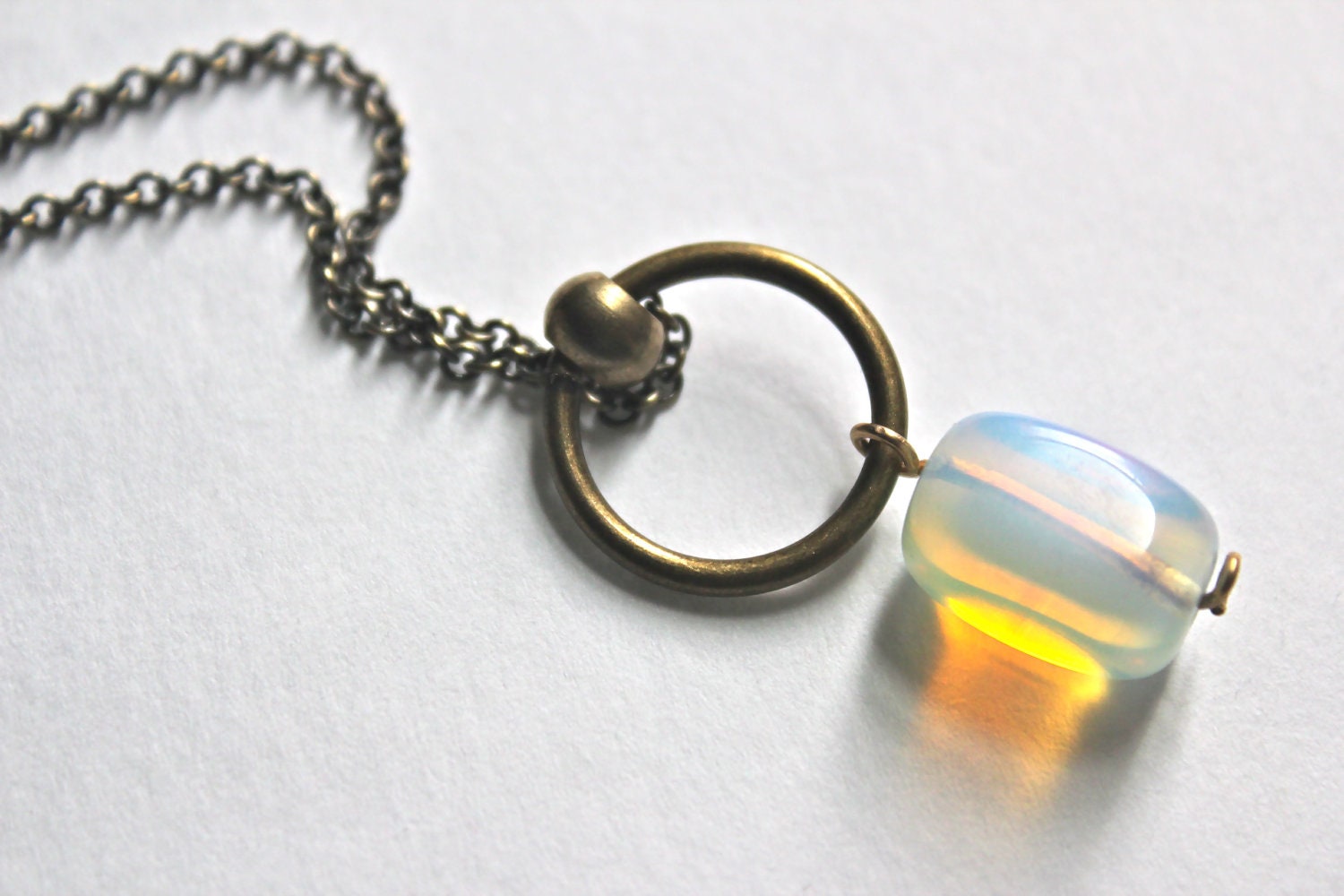 Moonshine- Mystic Moonstone Necklace
