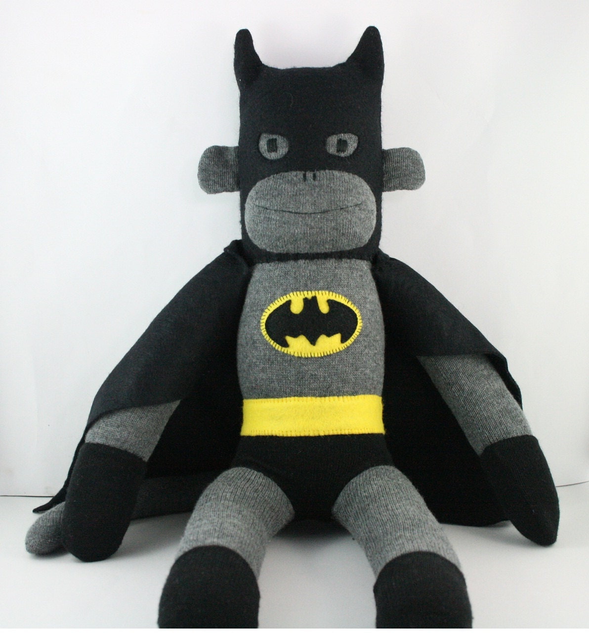 Batman the Sock Monkey - Made to order
