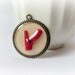 Red coral branch - curiosity resin necklace sealife reef specimen Real red white Gift idea Nature lover sailor sea lover nautical jewelry