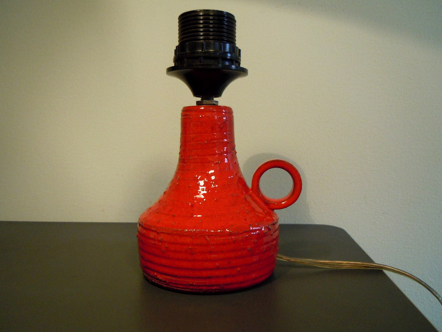 Cool orange 1970s fat lava lampfoot
