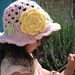 Crochet hat pattern - Spring Sweetness Sun Hat - PDF - Fun and easy to make - Instructions to make baby, toddler, kids, adult hats Spring