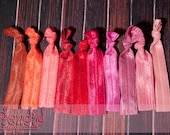 EMI-Jay-Style - FOE aka Fold Over Elastic Hairties (set of 4) you choose from 41 colors
