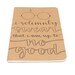 Harry Potter Inspired Journal, I Solemnly Swear That I Am Up to No Good, Brown Kraft, Large Moleskine, Modern Calligraphy and Illustration