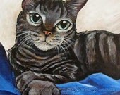 CUSTOM Pet Painting, Animal Art, 8x10 Pet Portrait, Acrylic Painting on Canvas, Cat Portrait, Dog Portrait