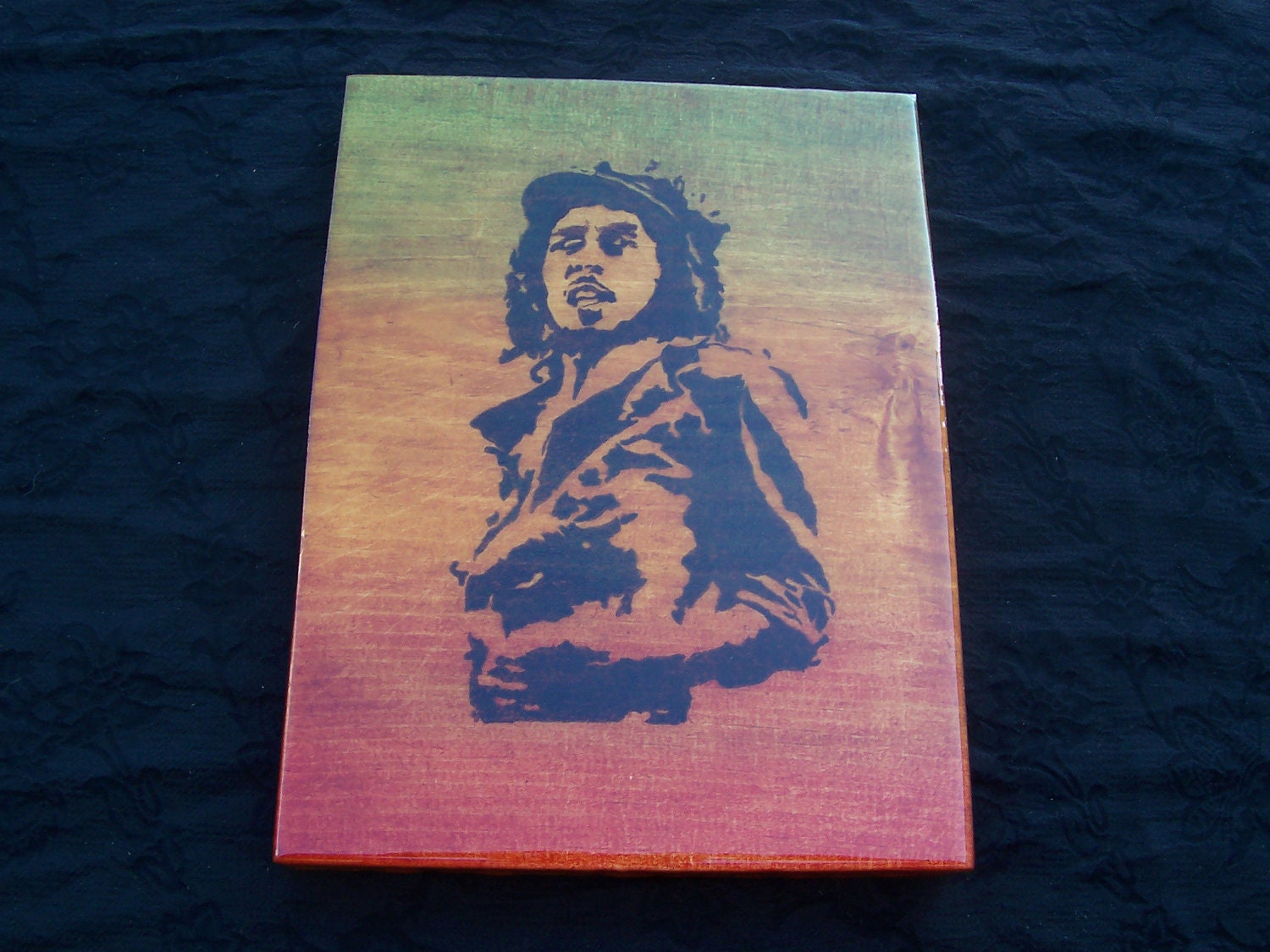 Bob Marley Wall Art Original Woodburning