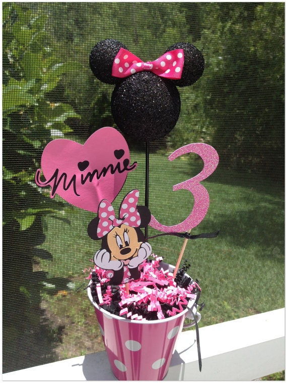 Minnie Mouse Birthday Centerpiece