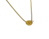Initial Necklace - Hand Stamped