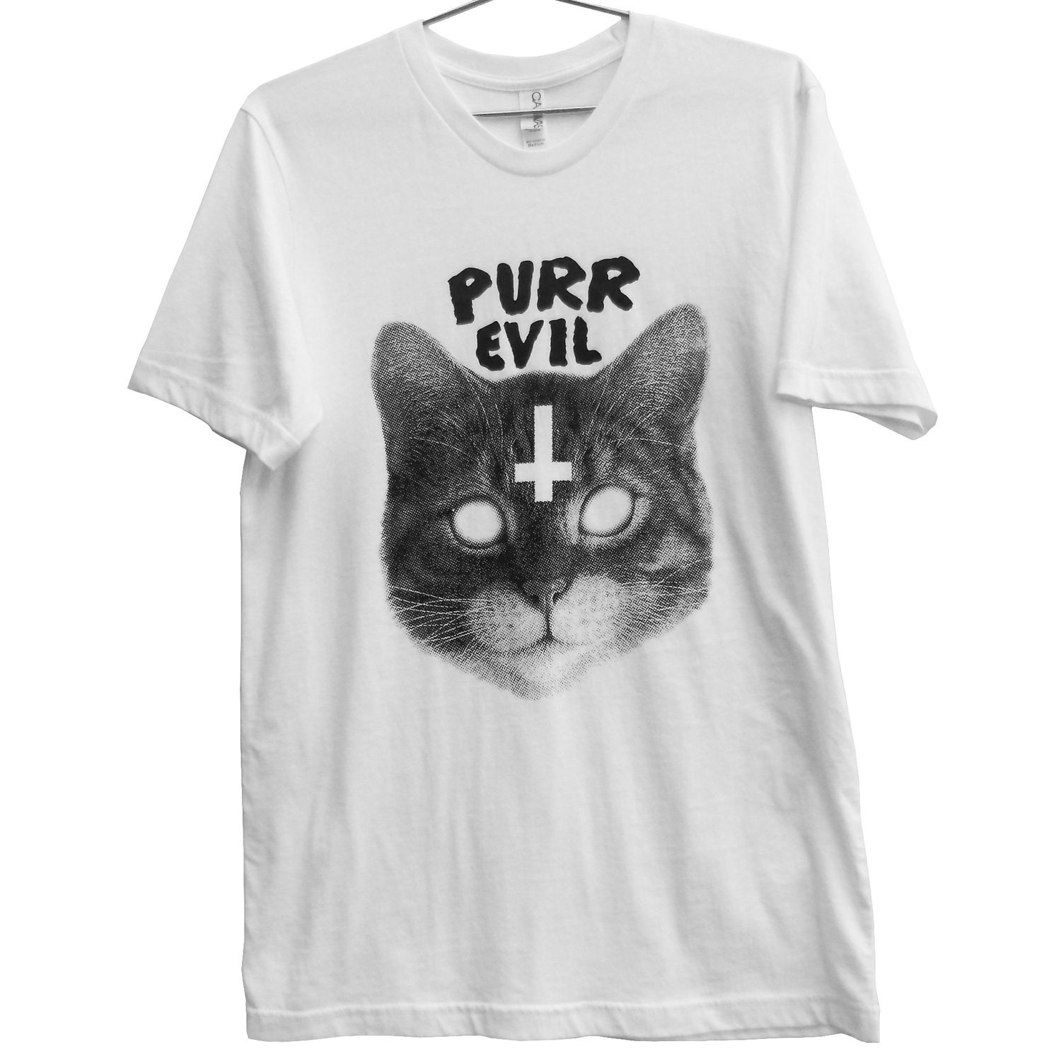 Purr Evil Cat T-Shirt UNISEX Sizes S, M, L, XL, 2XL
