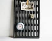 Industrial Metal Grate, Magnetic Bulletin Board, Cast Iron- Free Shipping