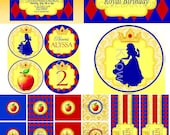 Snow White Inspired "The Fairest of All" Comp. Collection - Girls Birthday - Princess Party - Bridal Shower - Woman or ladies party- Krown Il_170x135