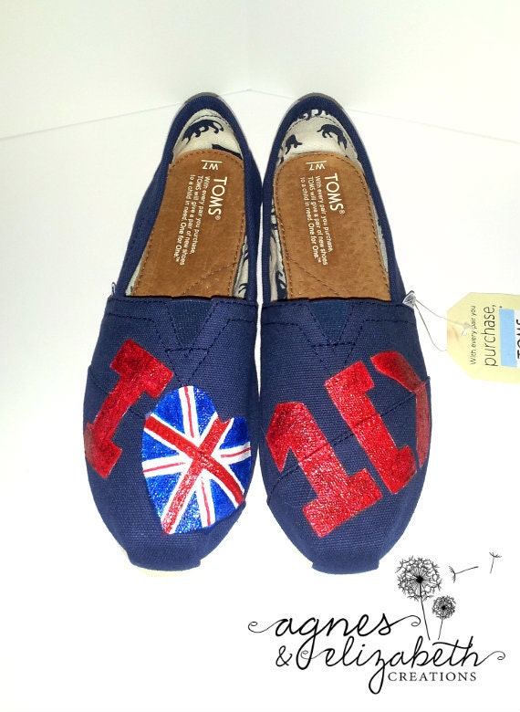 One Direction Painted TOMS Version 2