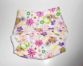 Flannel Fitted Diaper - One Size Fits Most