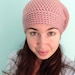 20% off pink adult super slouch hat