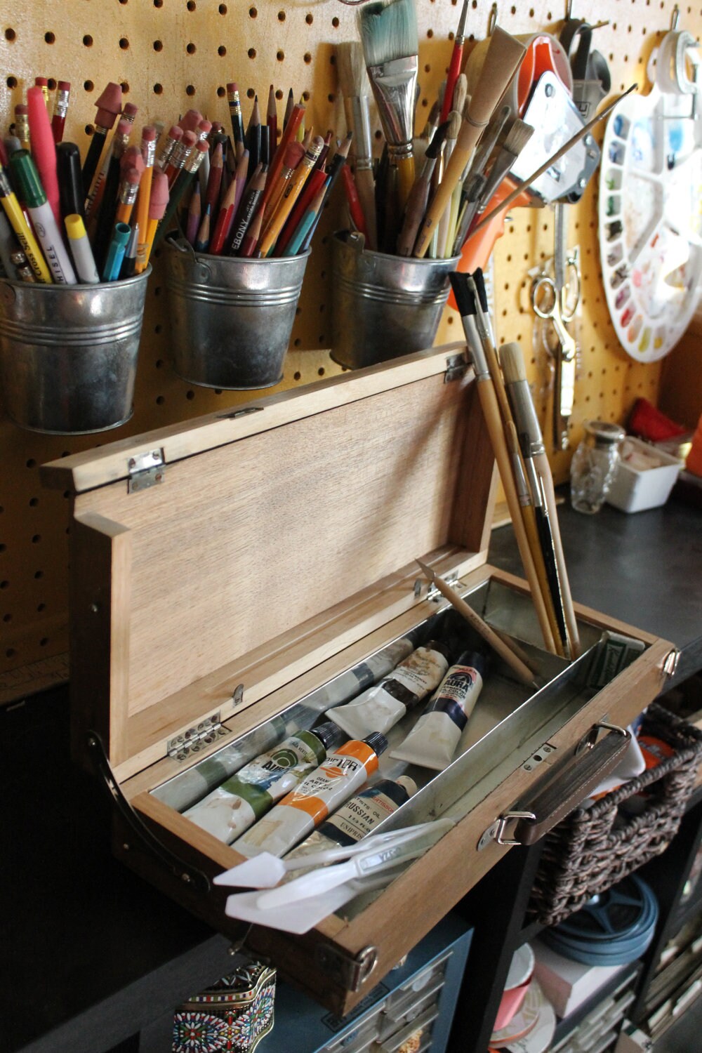 Wooden Paint Box