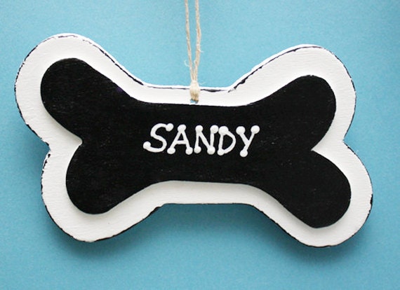 Personalized Dog Bone Ornaments