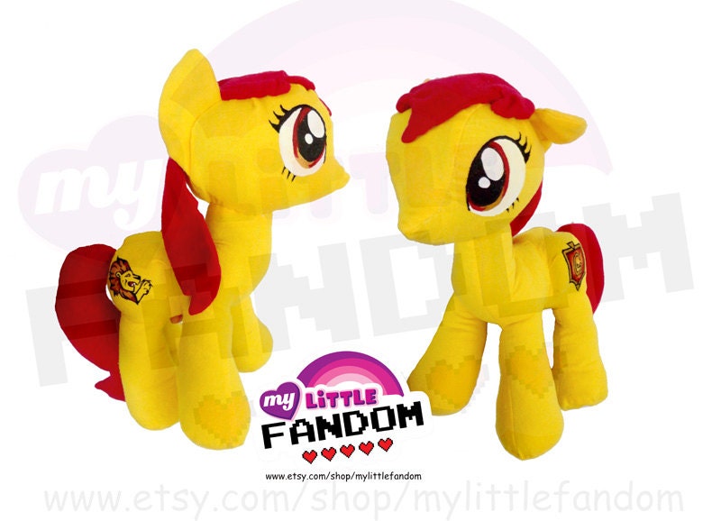 Hogwarts Custom My Little Pony Plush