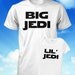 Father and Son Shirt Set Big Jedi Little Jedi Star Wars Shirt All Sizes Adult and Child