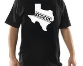 TEXAS SECEDE New tshirt tee shirt men's mens new teeshirt rebel black white gift for flag houston dallas conservative pride patriot S M L XL