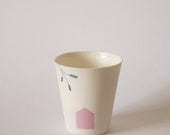 Handmade porcelain cup