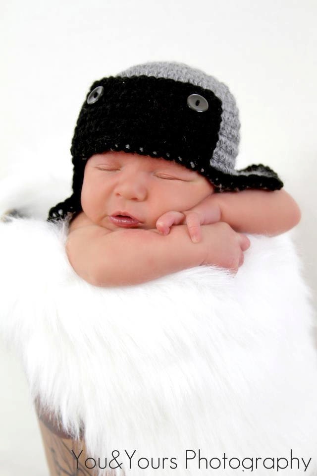 Crochet Aviator Hat-Made to Order