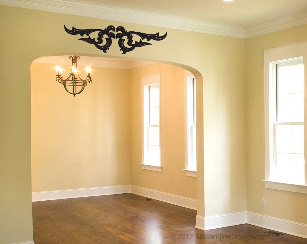 Doorway Flourish Cajun Vinyl Wall Art