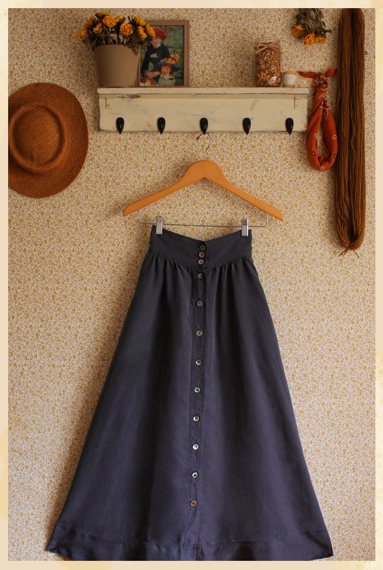 The Sylvia Silk Skirt