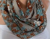 Circle Scarf  Infinity Scarf  Tube scarf... It made with good quality CHIFFON fabric