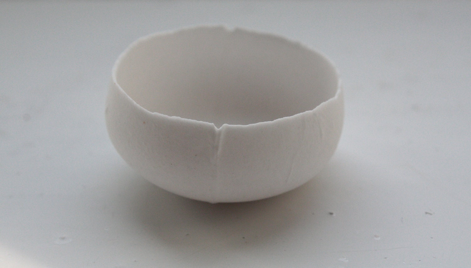 Micro bowl white English fine bone china, stoneware