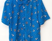 Vintage Nautical Print Shirt